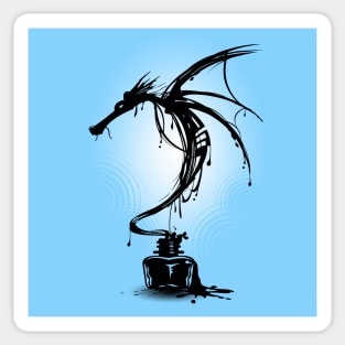 Ink Dragon Sticker